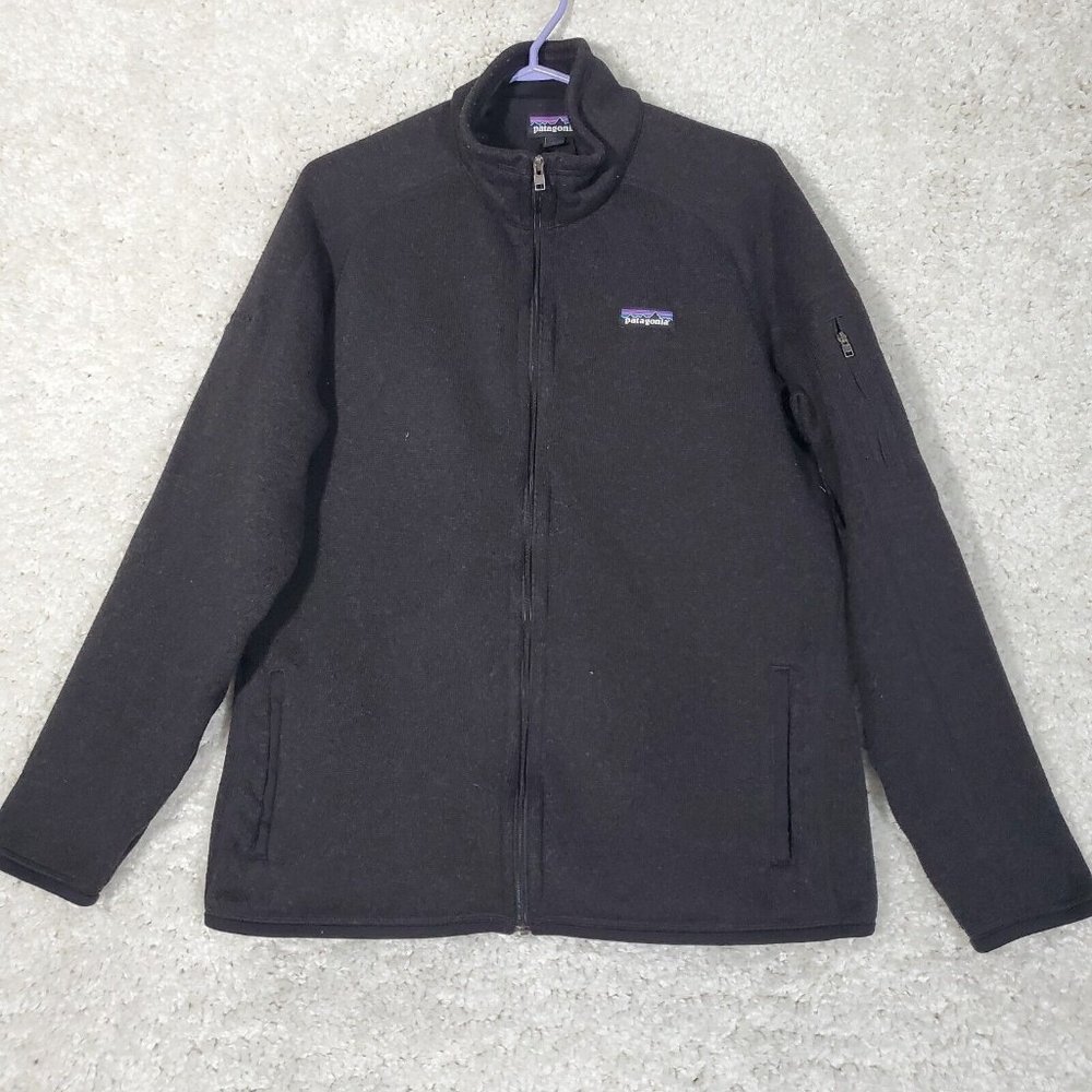Patagonia Better Sweater Womens XL Black Full Zip Long Sleeve Fleece Gorpcore